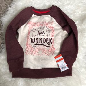 NWT crewneck sweater by Cat & jack